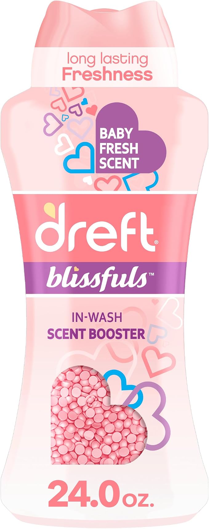 Dreft Blissfuls In-Wash Laundry Scent Booster Beads, Baby Fresh Scent, 24 oz by Dreft