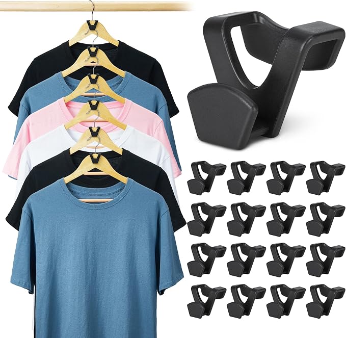 Smartor Clothes Hanger Connector Hooks 120 Pack, Closet Storage and by Smartor