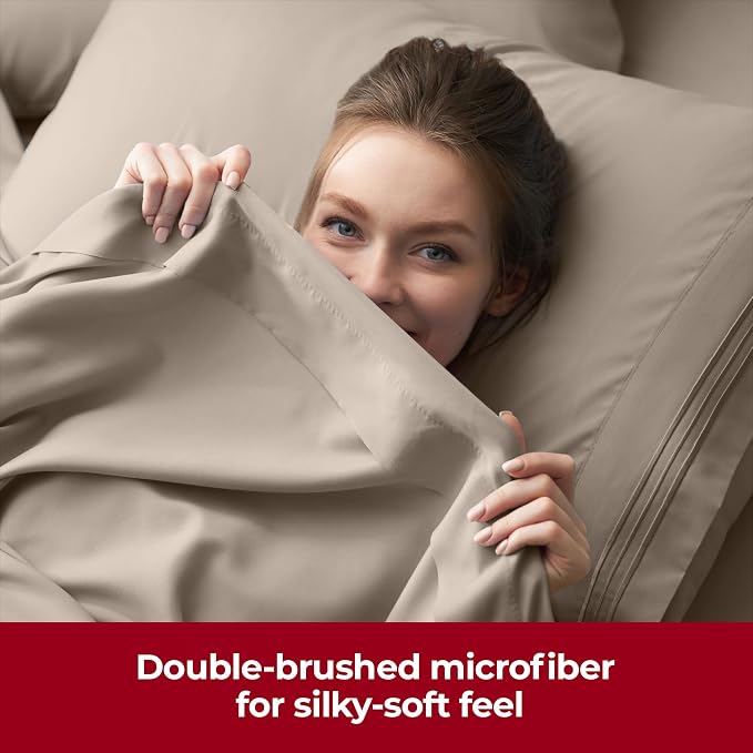 Mellanni Extra Deep Split King Sheets - Image 7