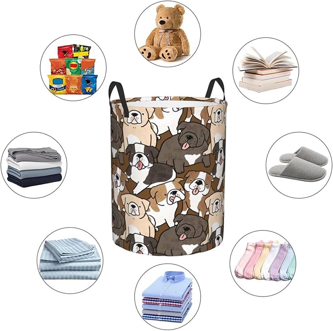 Cute Dogs Laundry Hamper Bag - Image 5