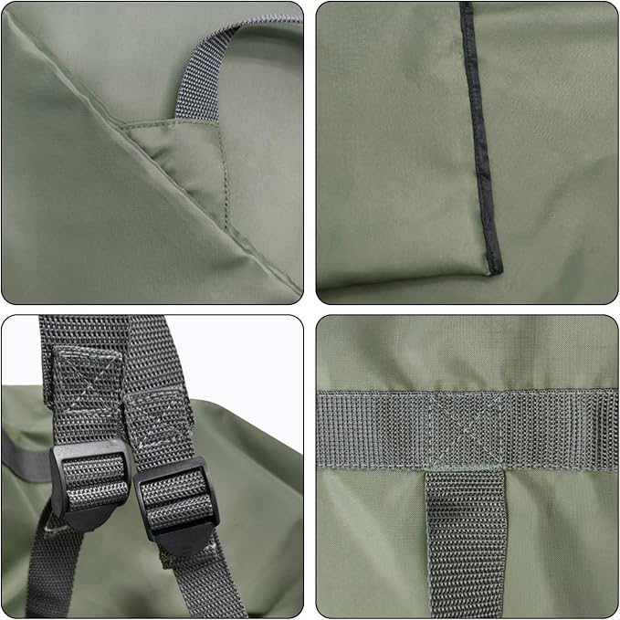 2 Pack Laundry Bag Backpack, 27” x 34”Sturdy Laundry Bag - Image 4