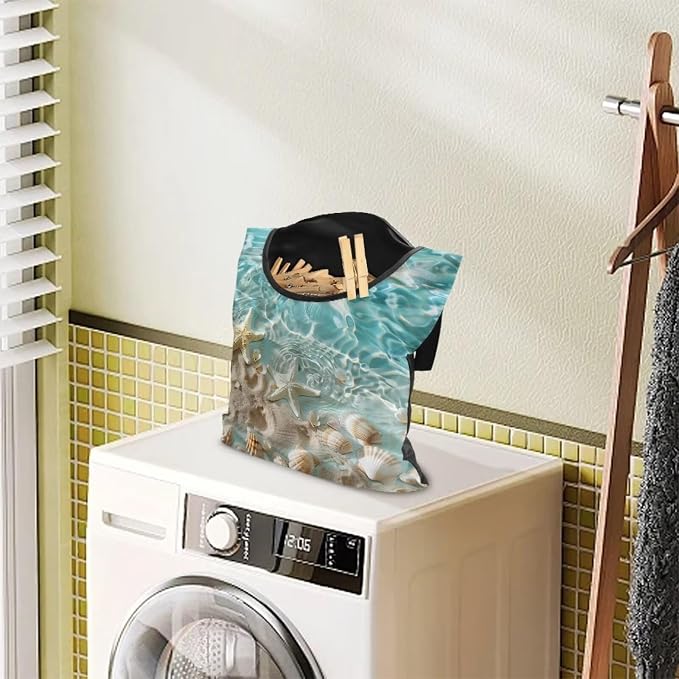 Starfish Shell Clothespin Bag - Image 3