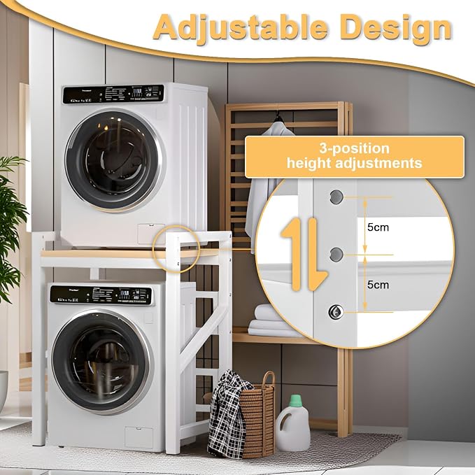 QUTBAG Laundry Room Organization, Over The Washer and Dryer Storage Shelf - Image 4