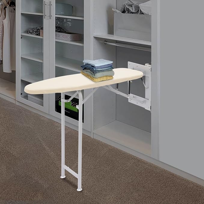 Pull-Out Ironing Board, Hideaway Ironing Board Foldable Ironing Storage Station - Image 3