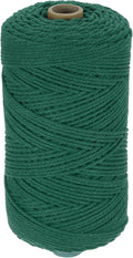 HARFINGTON Natural Macrame Cord 2mm x 220 Yards 3 Strand Twisted Cotton Macrame by HARFINGTON