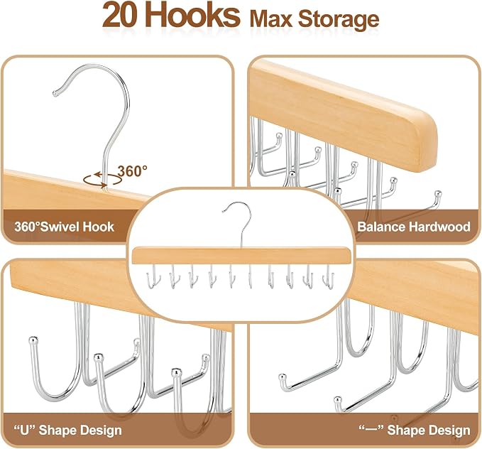 TOPIA HANGER 2 in 1 Belt Tie Hanger - Image 7