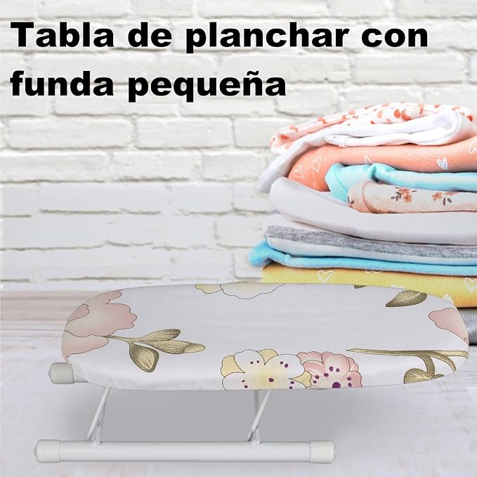 Tabletop Ironing Board with Folding Legs, Foldable Space-Saving Mini Ironing - Image 8