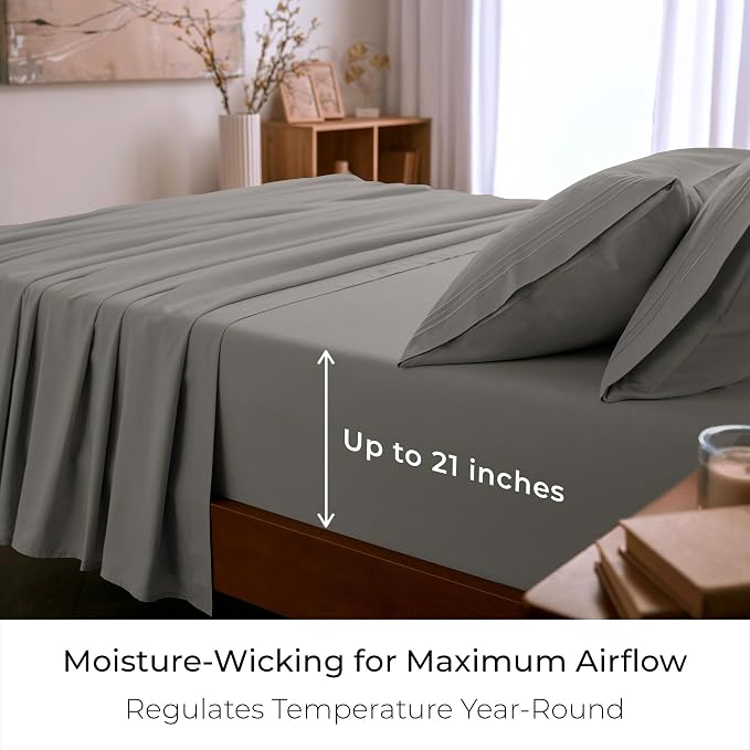 Mellanni California King Sheet Set - Image 4