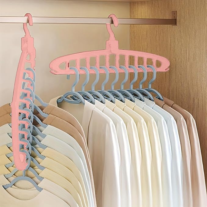 Closet Organizer Hangers – Space Saving Bar, Garment Holder | Multi-Hole - Image 5