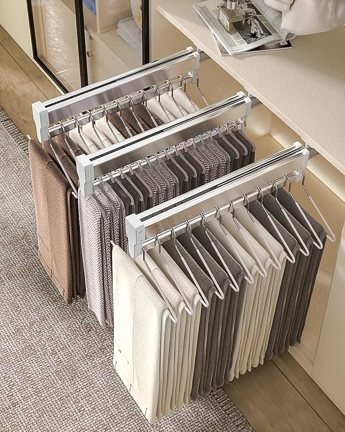 Dsiney Extendable Closet Rod Clothes Drying Rack - Image 3
