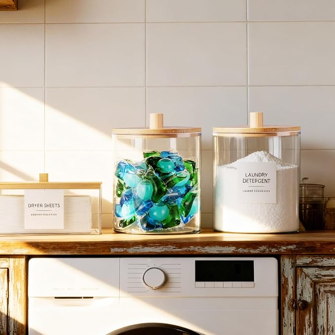 SheeChung 3 Pack 50oz Large Apothecary Jar - Image 4