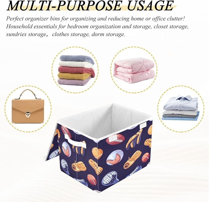 Nander Sports Balls and Gloves Storage Basket Storage Boxes - Image 7