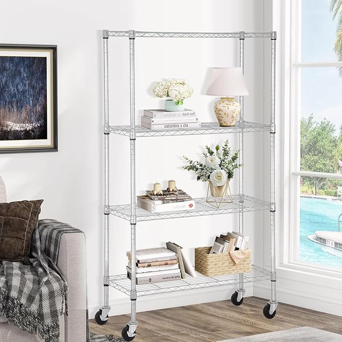 Meet perfect 4-Tier Wire Shelving Unit - Image 7
