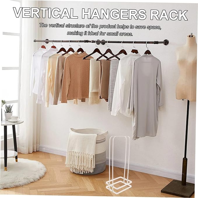 OUNONA Clothes Hanger Organizer Stand Hanger Holder - Image 9