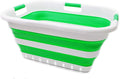 SAMMART 41L Collapsible 3 Handled Plastic Laundry Basket by SAMMART