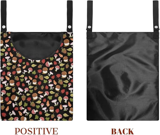 Cute Mushroom Pin Collector Bag Clothespin Storage Bag Machine Washable - Image 7