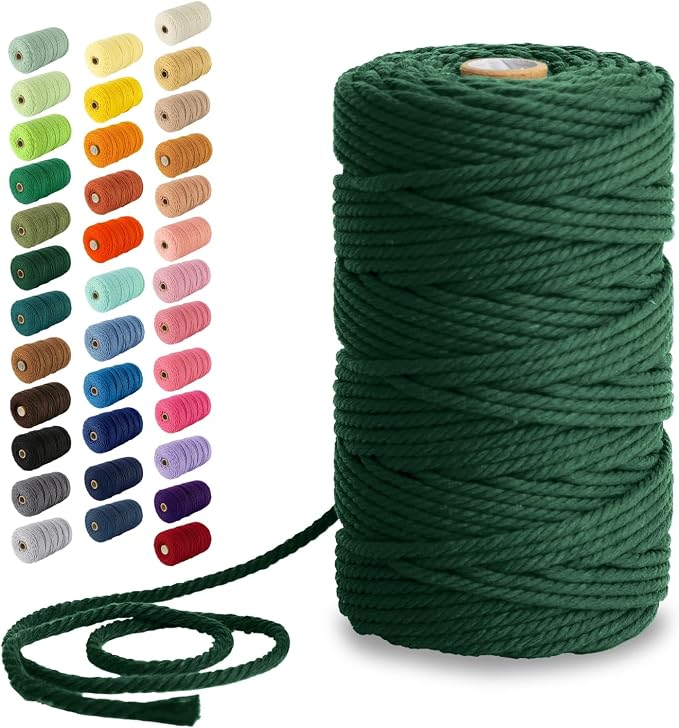 Nook Theory Macrame Cord - 4mm 109 Yards Cotton Rope by NookTheory