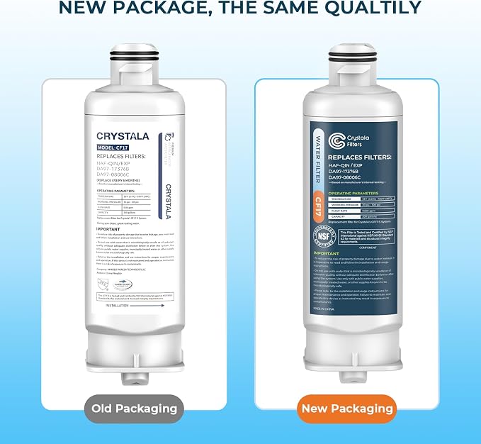 Crystala Filters Replacement for DA97-17376B Refrigerator Water Filter - Image 2