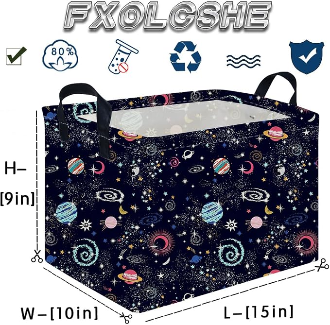 Rectangular Star baskets, Storage Basket, Waterproof foldable laundry basket - Image 8
