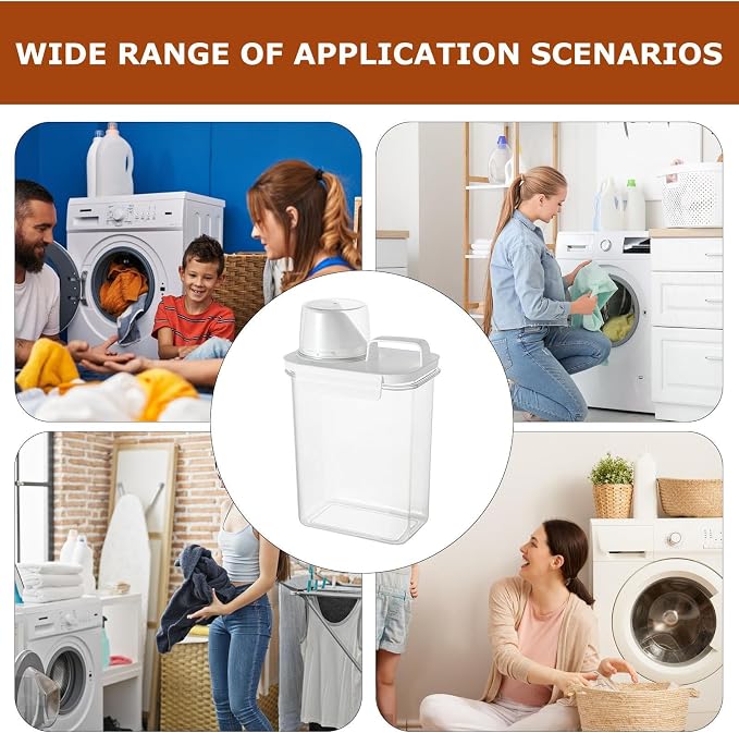 Laundry Detergent Dispenser 1800ml Laundry Detergent Bottle PVC Laundries - Image 4