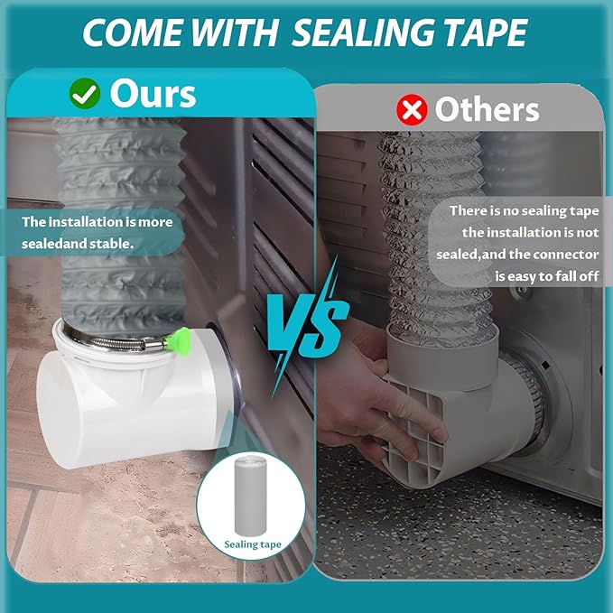 Dryer Vent Hose For Tight Space, 90 Degree Dryer Vent Elbow - Image 6
