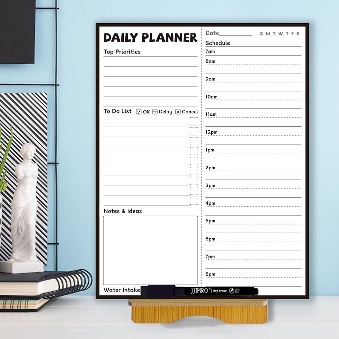 JJPRO Reusable Desktop Daily Planner by JJPRO