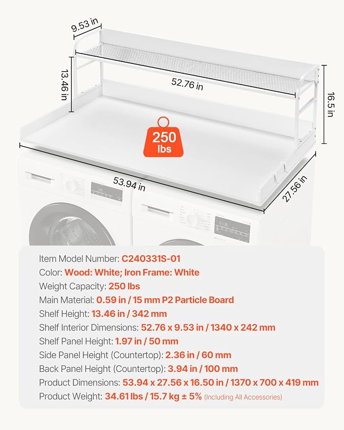 VEVOR Washer Dryer Countertop - Image 7