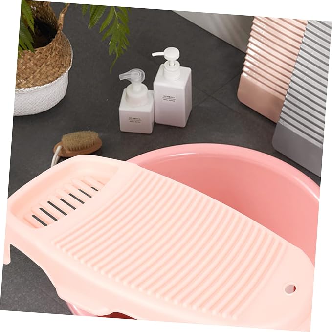 -Slip Laundry Scrub Board Sturdy Dormitory Washboard Mini Washing Board - Image 3