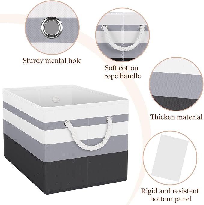 Storage Bin, Collapsible Storage Basket - Image 4