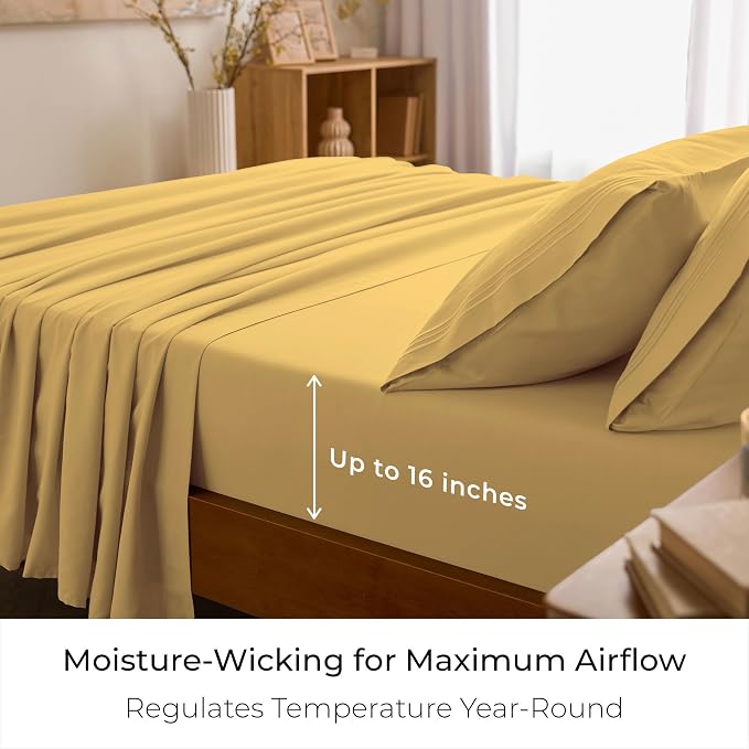 Mellanni Split King Sheet Set - Image 4