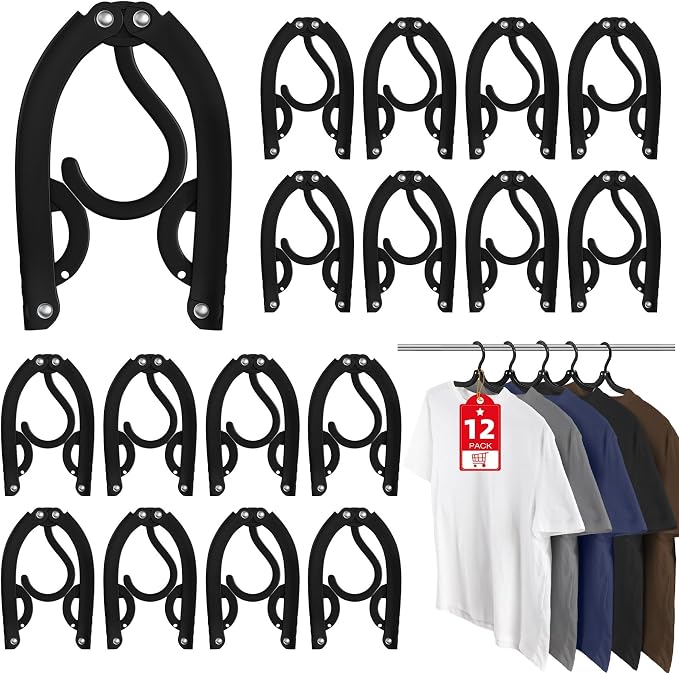 20 Pcs Travel Hangers Set Hanger Organizer by Besslly