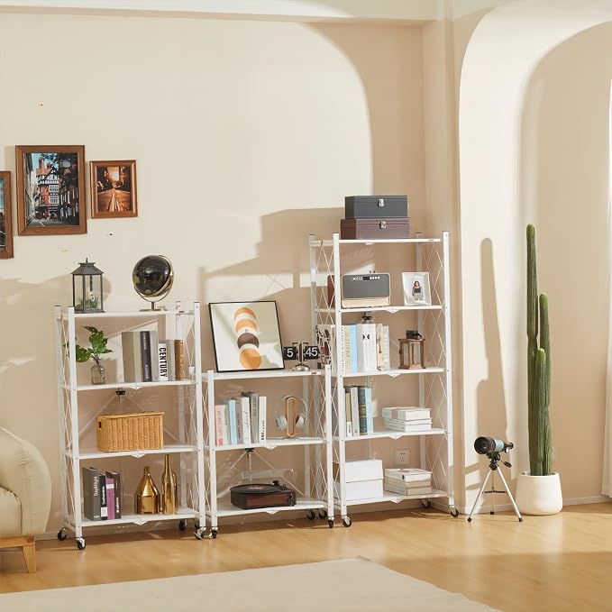 DEANIC 4 Tier Foldable Storage Shelves - Image 2