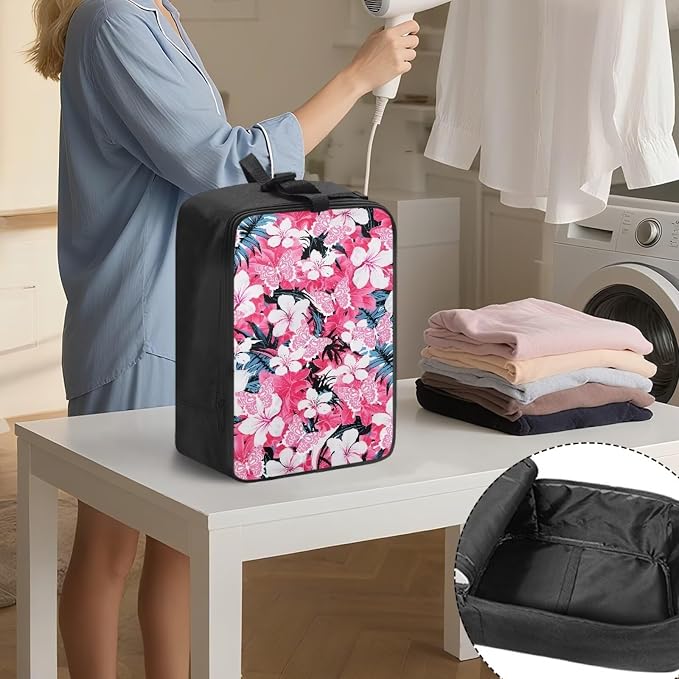 Portable Steamer Iron Storage Bag Egg Flower Lightweight Travel Organizer Pouch - Image 3