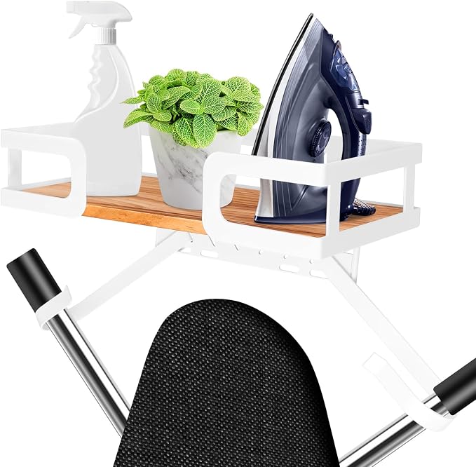 Ironing Board Holder Wall Mount, T and V Shape Ironing Board Hanger Multi Use - Image 8