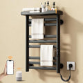 ENZE Smart Heated Towel Rack, 8-Bar Wall-Mounted Electric Towel Warmer by ENZESMART