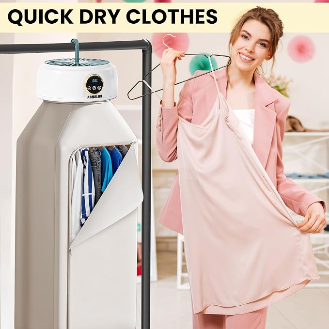 Mini Dryer For Clothes – Portable Laundry Machine, Compact Electric Dryer For - Image 2