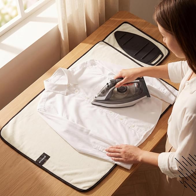 Encasa XO Ironing Mat/Pad with 3mm Padding, Anti-Skid Design & Silicone Iron - Image 3