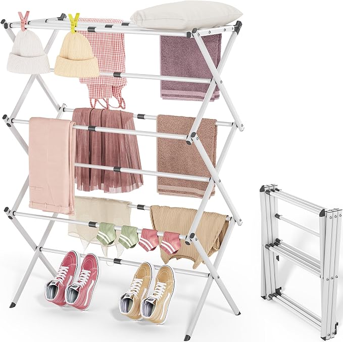 APEXCHASER Clothes Drying Rack Folding by APEXCHASER