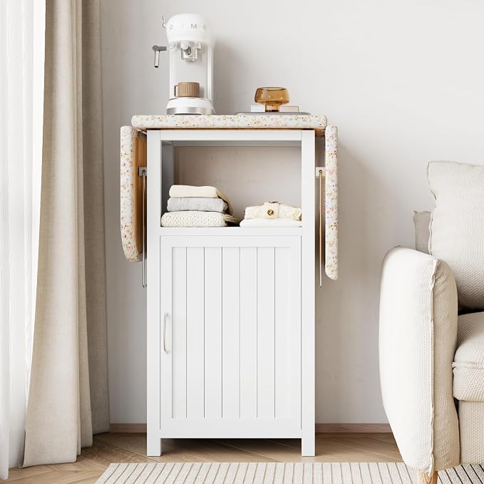 Ironing Board with Storage Cabinet, Folding Ironing Board with Extra Storage - Image 6