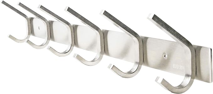 WEBI Heavy Duty SUS 304 Coat Bath Towel Hook Hanger Rail Bar by WEBI