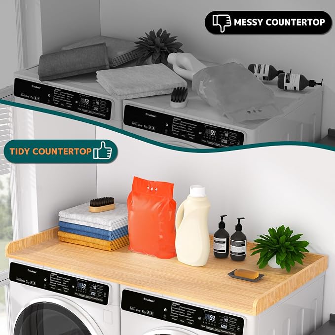 Washer Dryer Countertop 54''W x 27.5" D - Image 3
