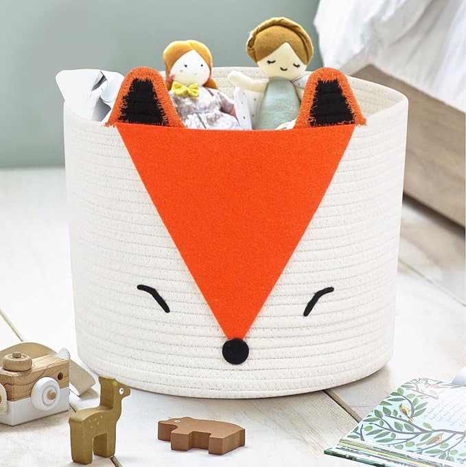 T&T Homewares Orange Fox Storage Basket - Image 5
