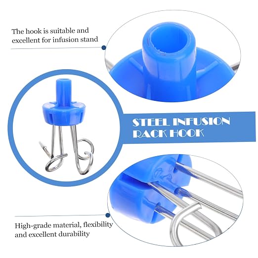 OUNONA 2pcs Stainless Steel Infusion Rack Hook - Image 8