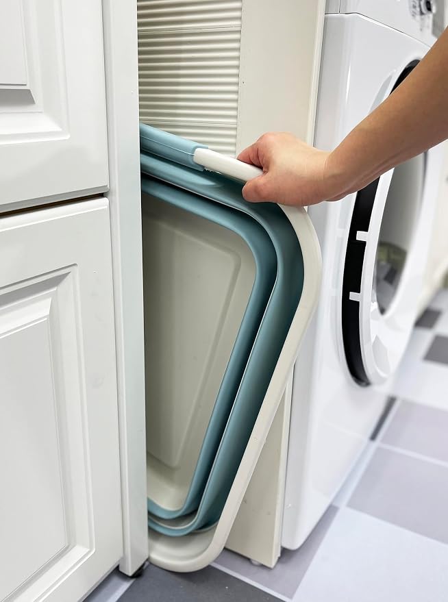 SAMMART 42L Collapsible Plastic Laundry Basket - Image 3
