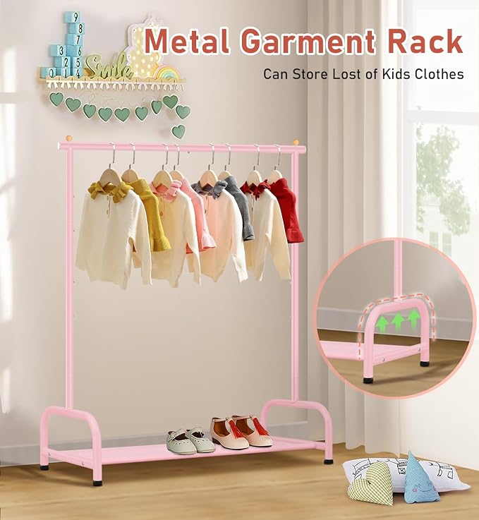 SLEEPING LAMB Kids Clothing Rack, Small Baby Clothes Rack - Image 3