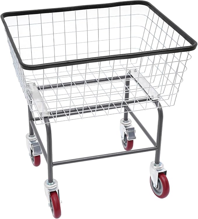 Commercial Laundry Basket Cart - Image 4