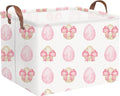 Rectangular Bow Easter basket, Easter basket empty, Storage Basket by FXOCSHE