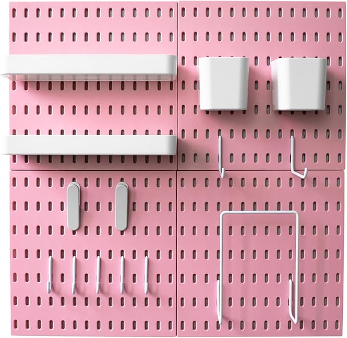 22"x44" Plastic Pegboard Panels Durable Modular Organizer Boards - Image 7