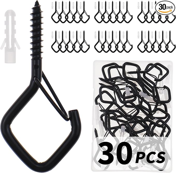 CADONO 30 PCS Cup Screw-in Hanger Hooks by CADONO
