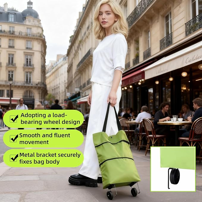 2-in-1 Foldable Shopping Cart - Image 5
